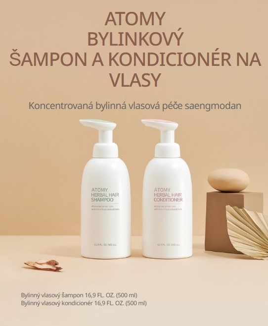 Atomy Herbal Hair 2 set sprchový gel (9)